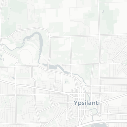 Map of pickleball courts in Ypsilanti