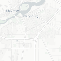 Map of pickleball courts in Perrysburg