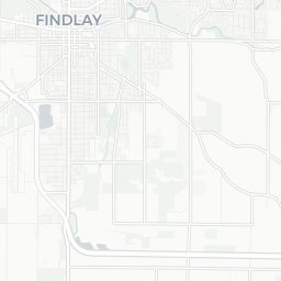 Map of pickleball courts in Findlay