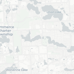 Map of pickleball courts in Commerce Charter Township