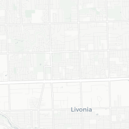 Map of pickleball courts in Livonia