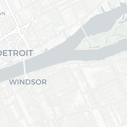 Bản đồ sân pickleball tại Detroit