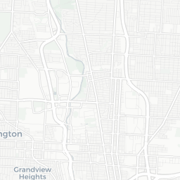 Map of pickleball courts in Upper Arlington
