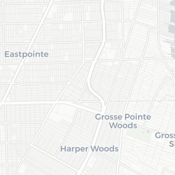 Map of pickleball courts in Eastpointe
