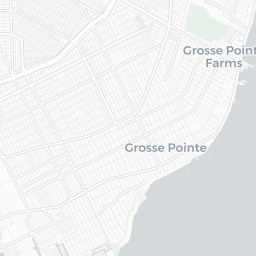 Map of pickleball courts in Grosse Pointe Park