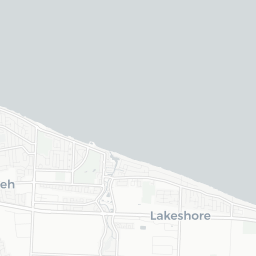 Map of pickleball courts in Tecumseh