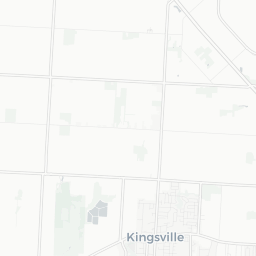 Map of pickleball courts in Kingsville
