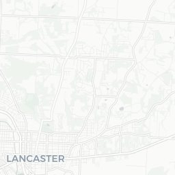 Map of pickleball courts in Lancaster