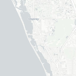 Map of pickleball courts in Osprey