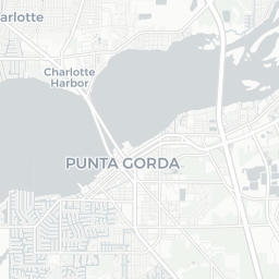 Map of pickleball courts in Punta Gorda