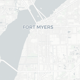Map of pickleball courts in Fort Myers