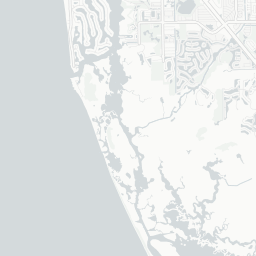 Map of pickleball courts in East Naples