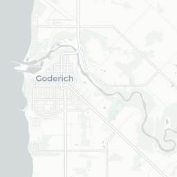 Map of pickleball courts in Goderich