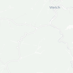 Map of pickleball courts in Welch