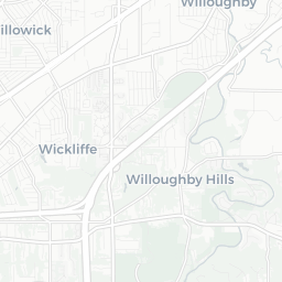 Map of pickleball courts in Willoughby