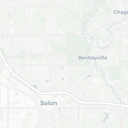 Map of pickleball courts in Solon