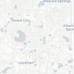 Map of pickleball courts in Altamonte Springs