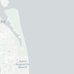 Map of pickleball courts in Saint Augustine Beach