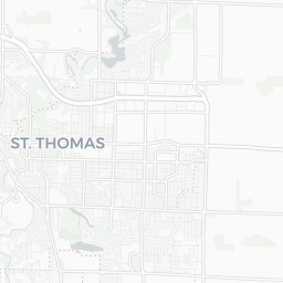Map of pickleball courts in St Thomas