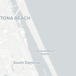 Map of pickleball courts in Daytona Beach Shores