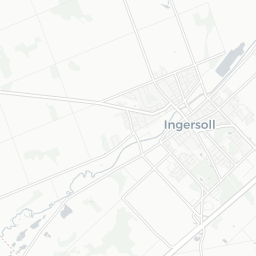 Map of pickleball courts in Ingersoll