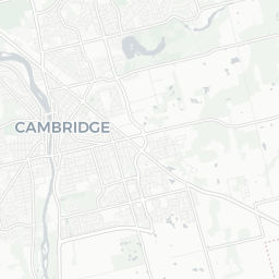 Map of pickleball courts in Cambridge