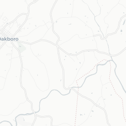 Map of pickleball courts in Oakboro
