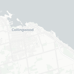 Map of pickleball courts in Collingwood