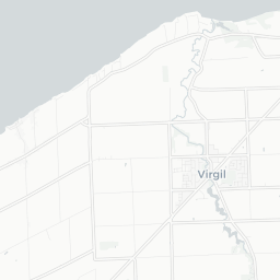Map of pickleball courts in Virgil