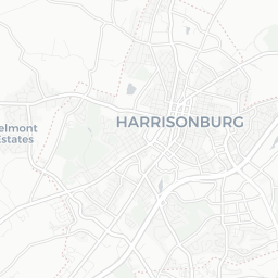 Map of pickleball courts in Harrisonburg