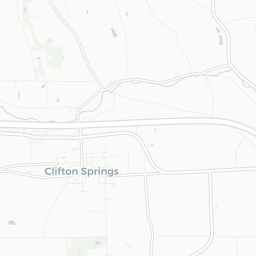 Map of pickleball courts in Village of Clifton Springs
