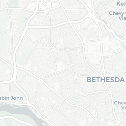 Map of pickleball courts in Chevy Chase