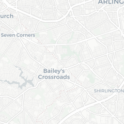 Map of pickleball courts in Arlington