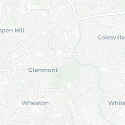 Map of pickleball courts in Colesville