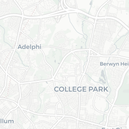 Map of pickleball courts in College Park
