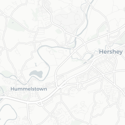 Map of pickleball courts in Hummelstown