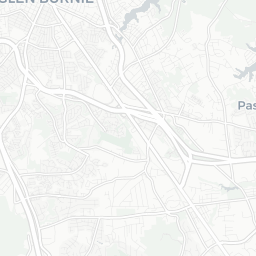 Map of pickleball courts in Glen Burnie