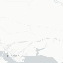 Map of pickleball courts in Belhaven