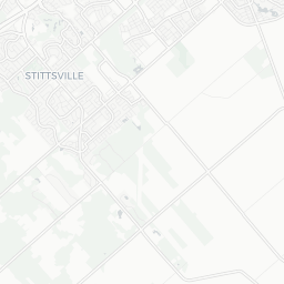 Map of pickleball courts in Stittsville