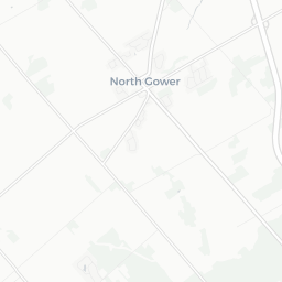 Map of pickleball courts in North Gower
