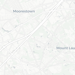 Map of pickleball courts in Mount Laurel Township