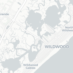 Map of pickleball courts in Wildwood Crest