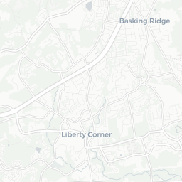 Map of pickleball courts in Bernards Township