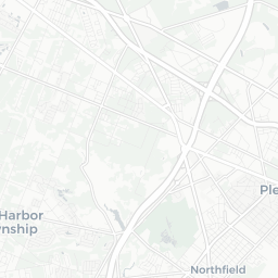 Map of pickleball courts in Egg Harbor Township