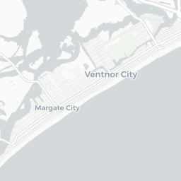 Map of pickleball courts in Margate City