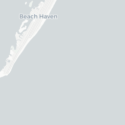Map of pickleball courts in Beach Haven