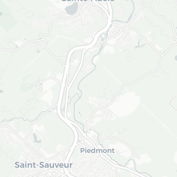 Map of pickleball courts in Saint-Sauveur