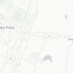 Map of pickleball courts in New Paltz