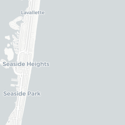 Map of pickleball courts in Lavallette