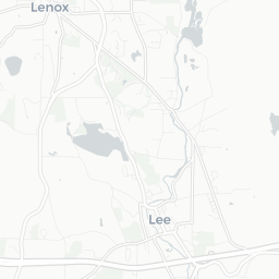 Map of pickleball courts in Lenox